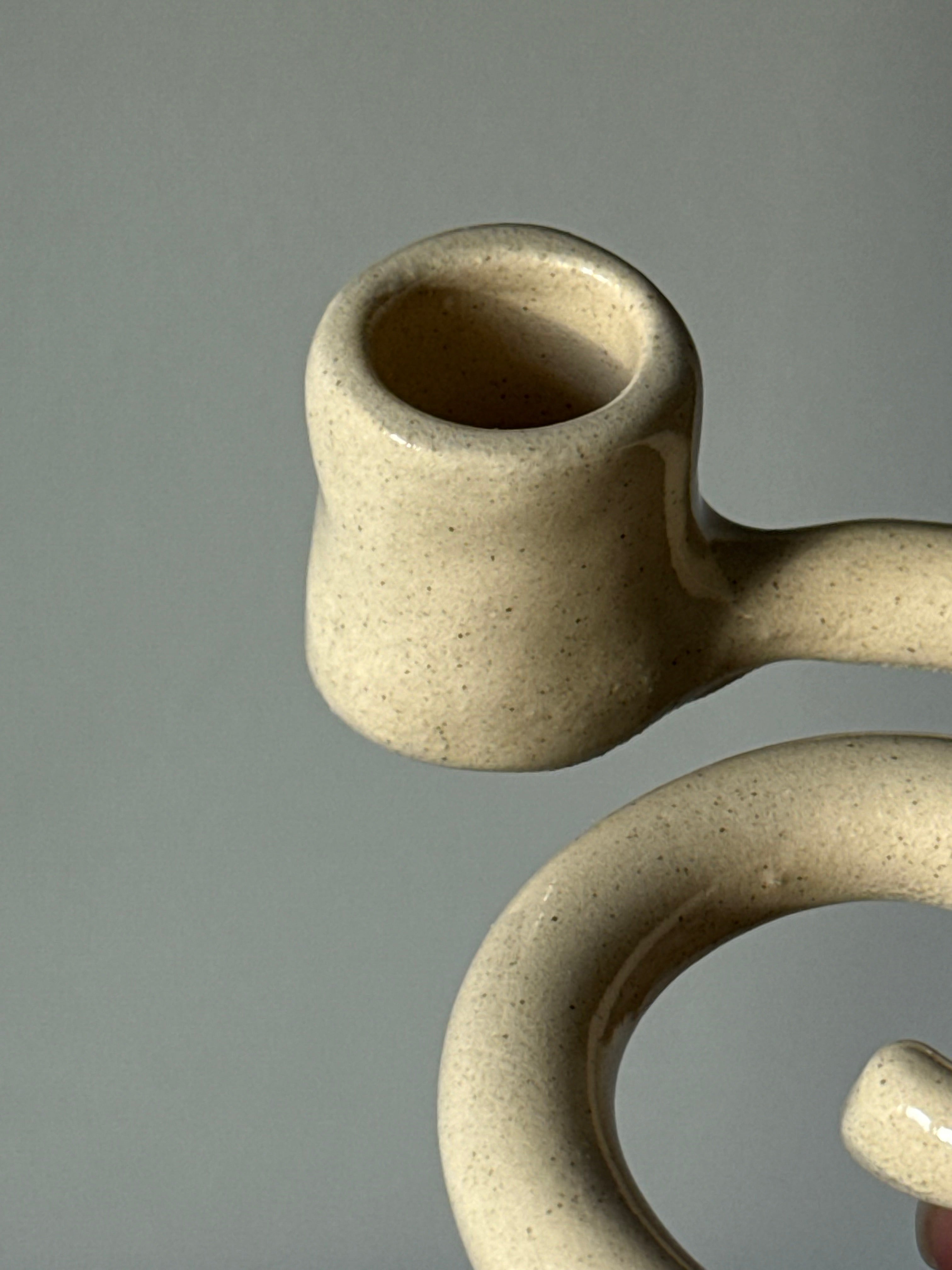 porta-velas espiral grande