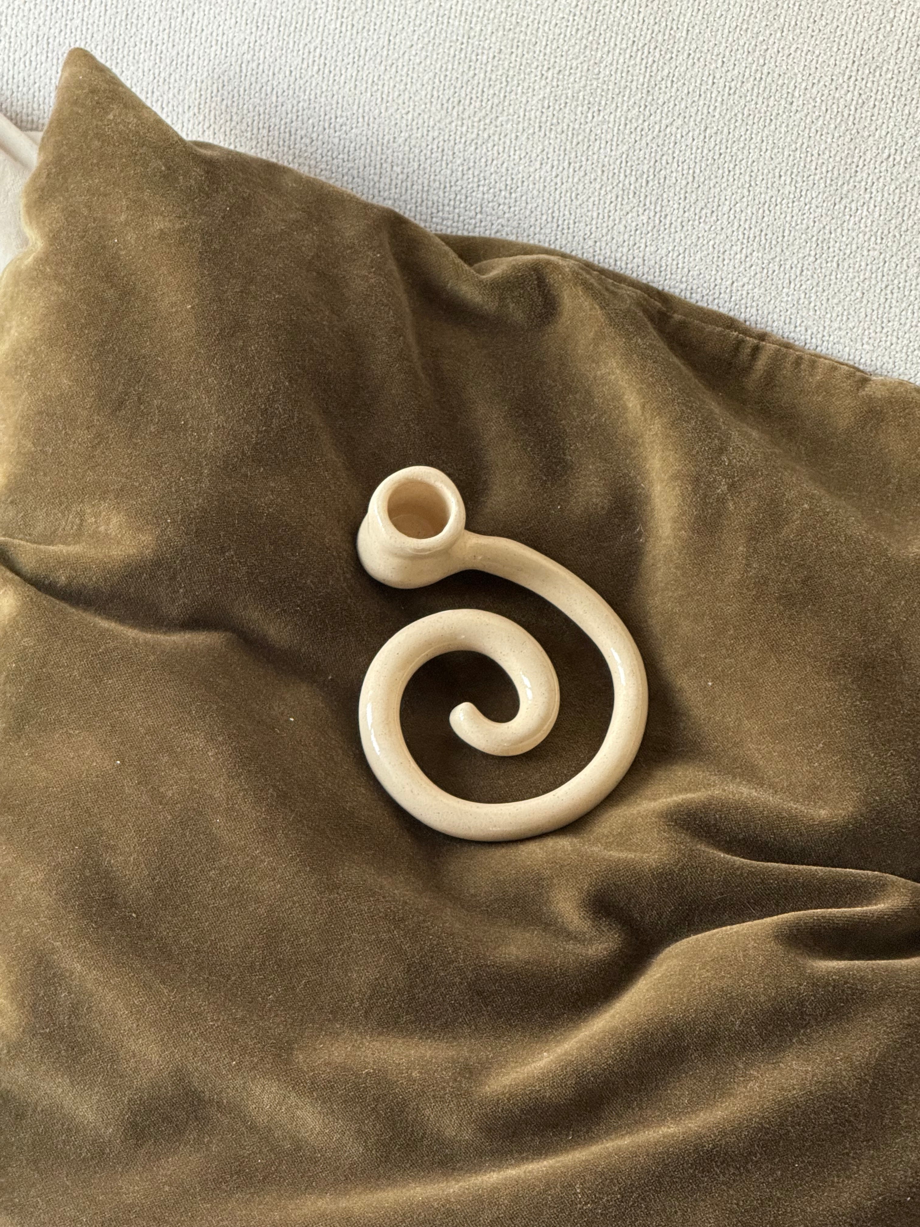 porta-velas espiral grande