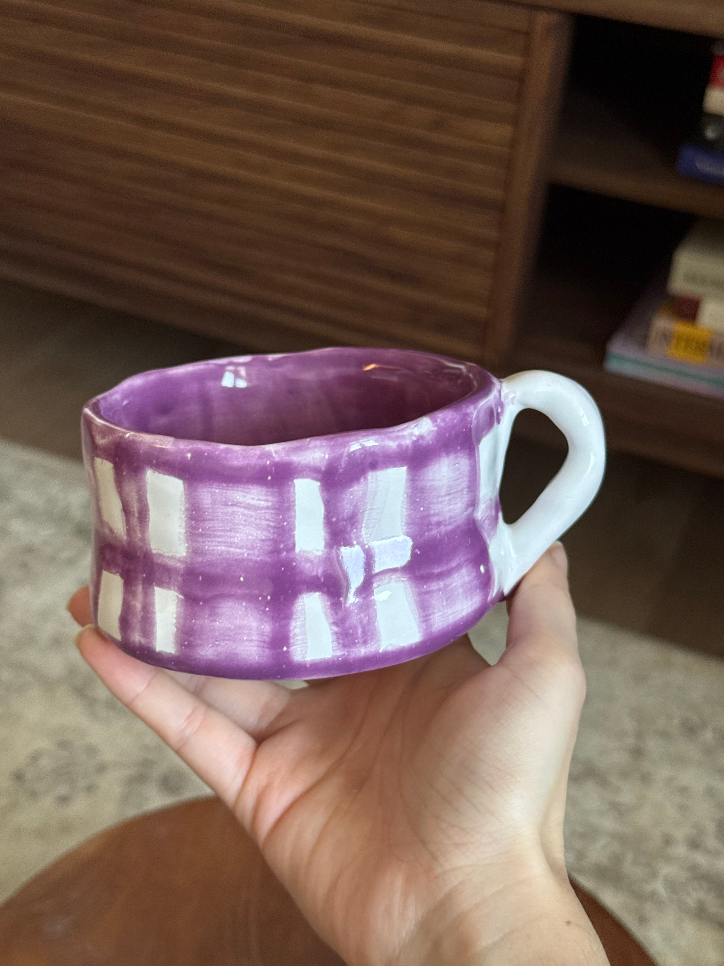 caneca lilás