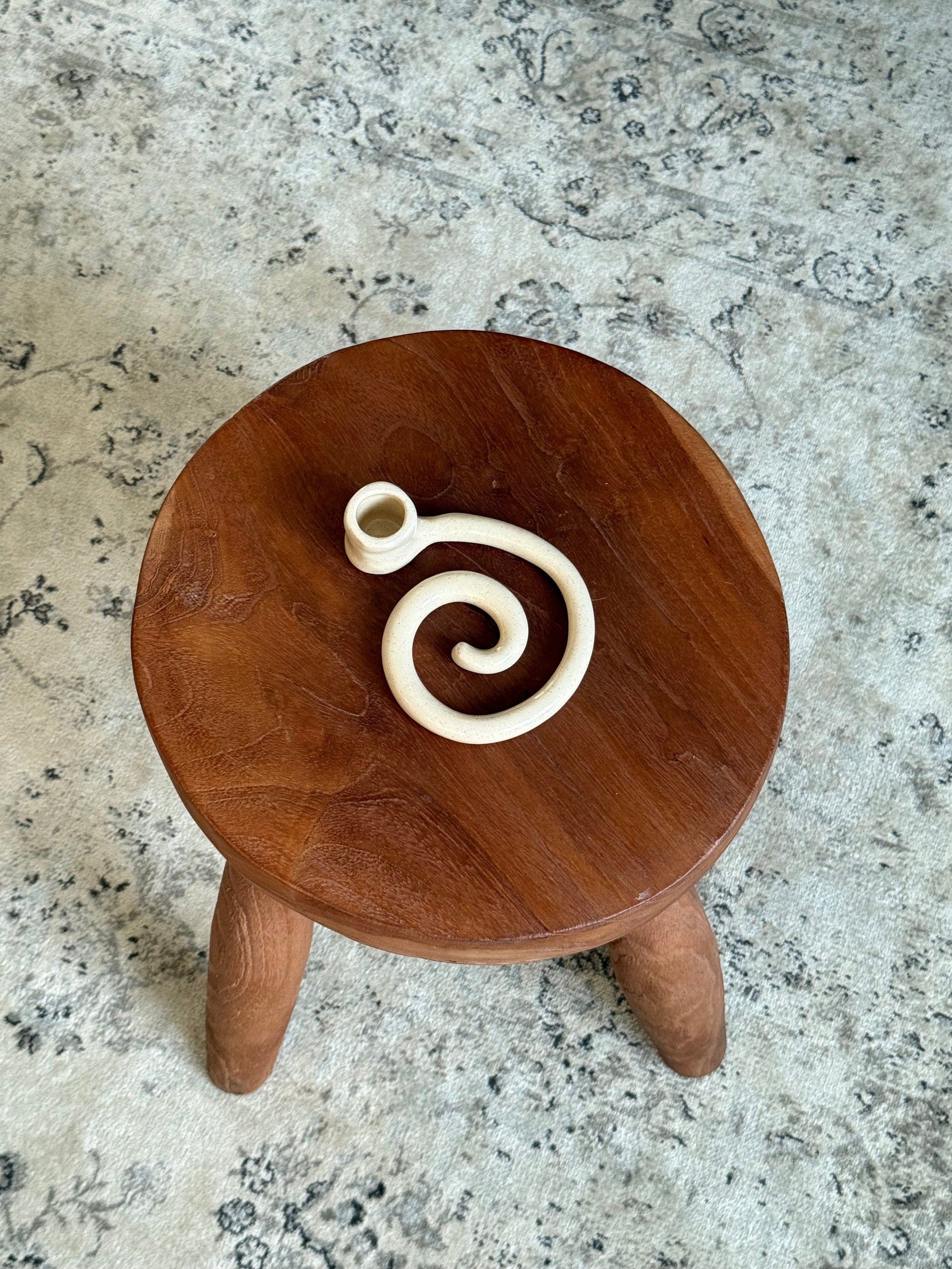 porta-velas espiral grande