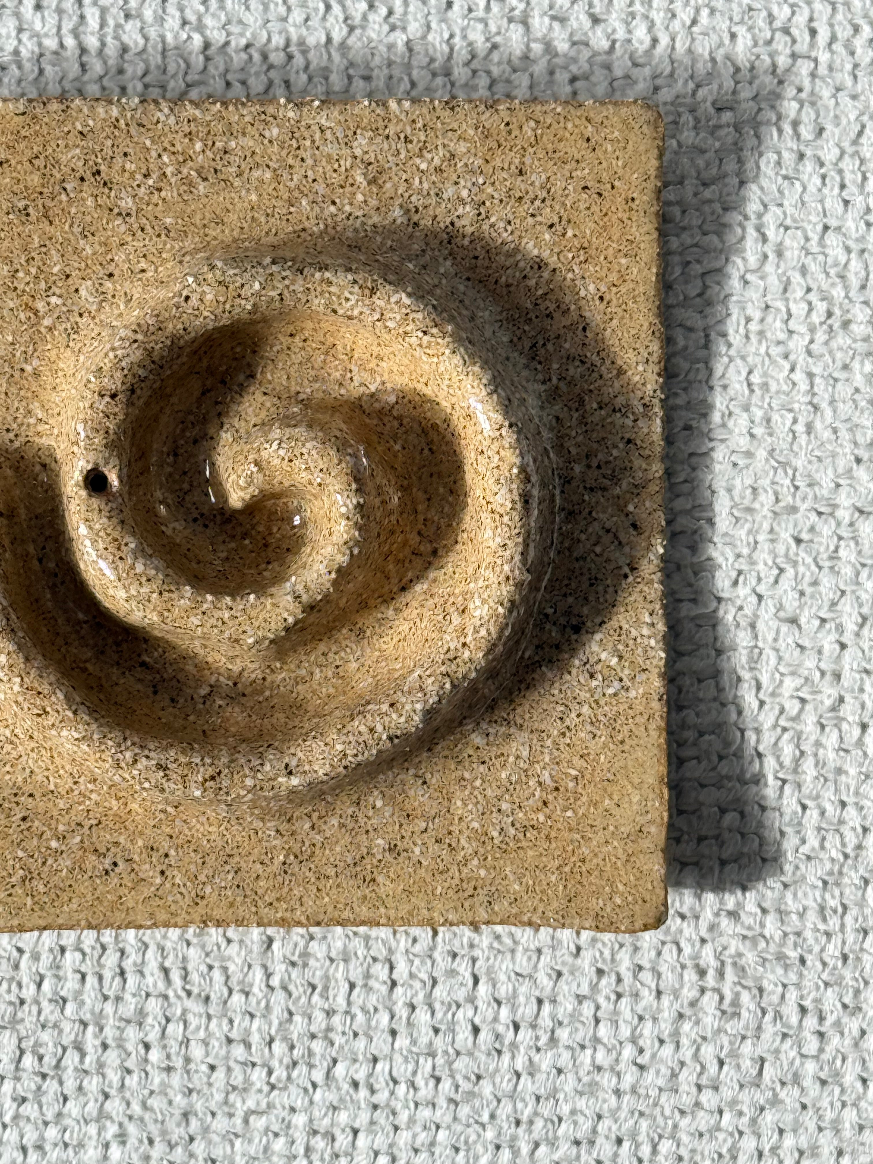 suporte de incenso espiral